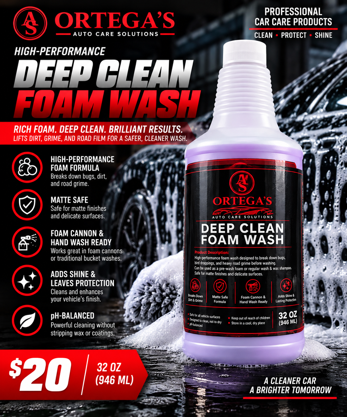 Deep Clean Foam Wash