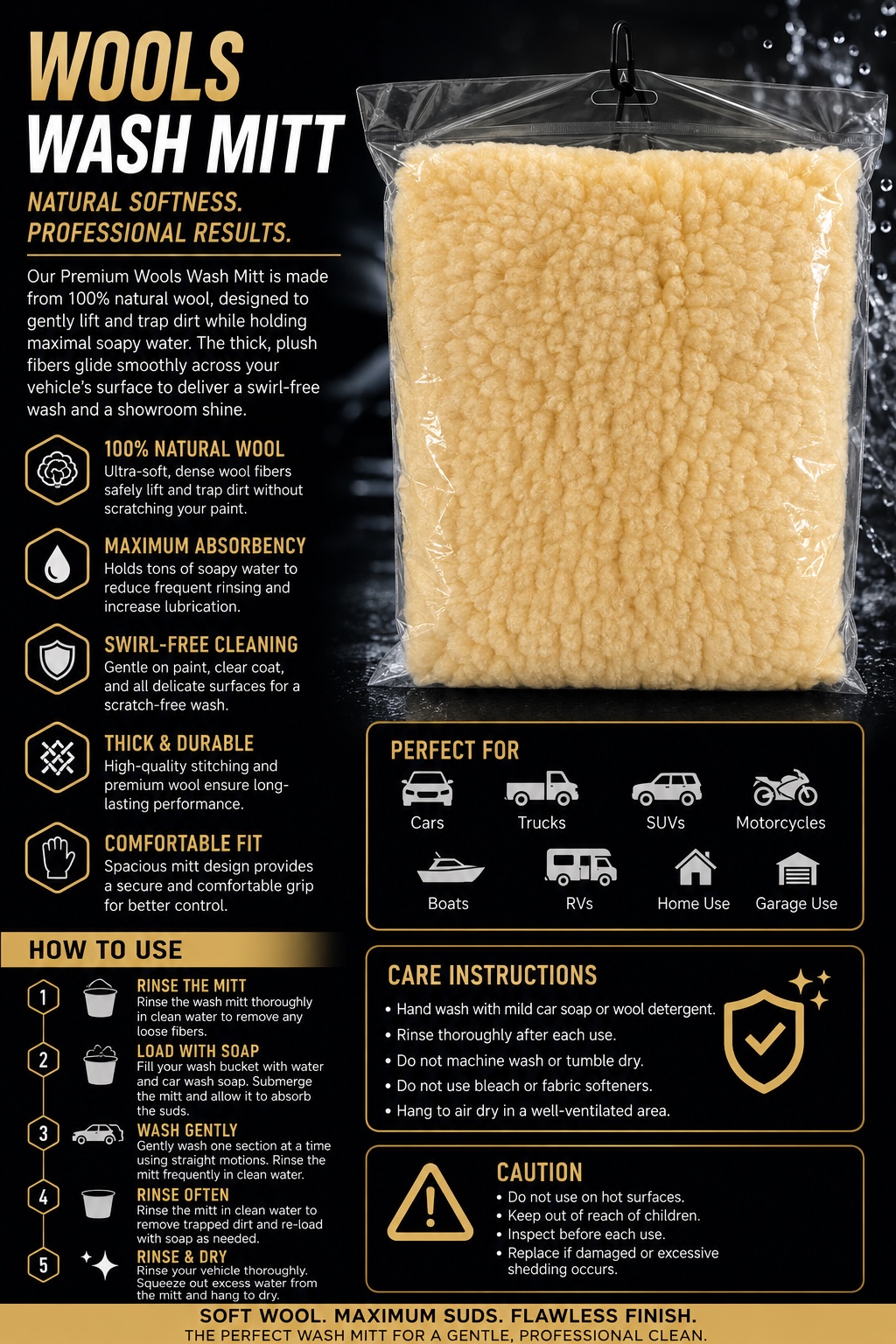 Leather Cleaner Application Pad