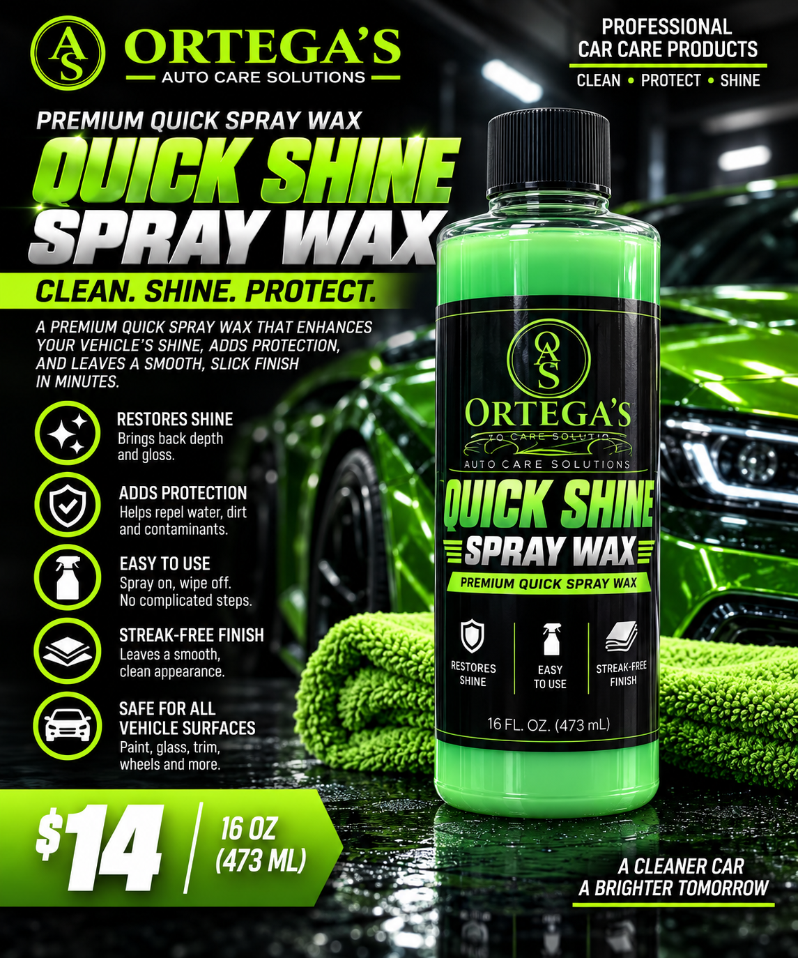 Quick Shine Spray Wax