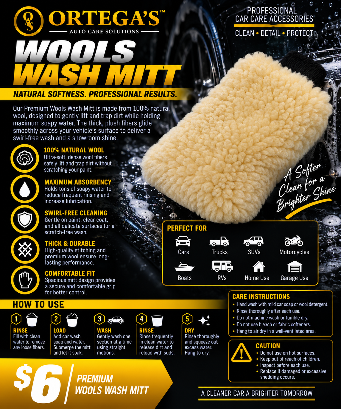 Wools Wash Mitt